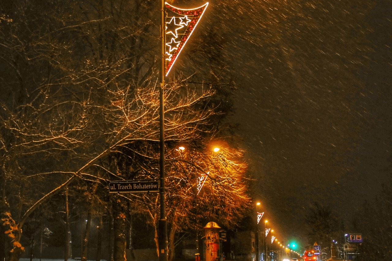 Świąteczne ozdoby w Piekarach Śląskich