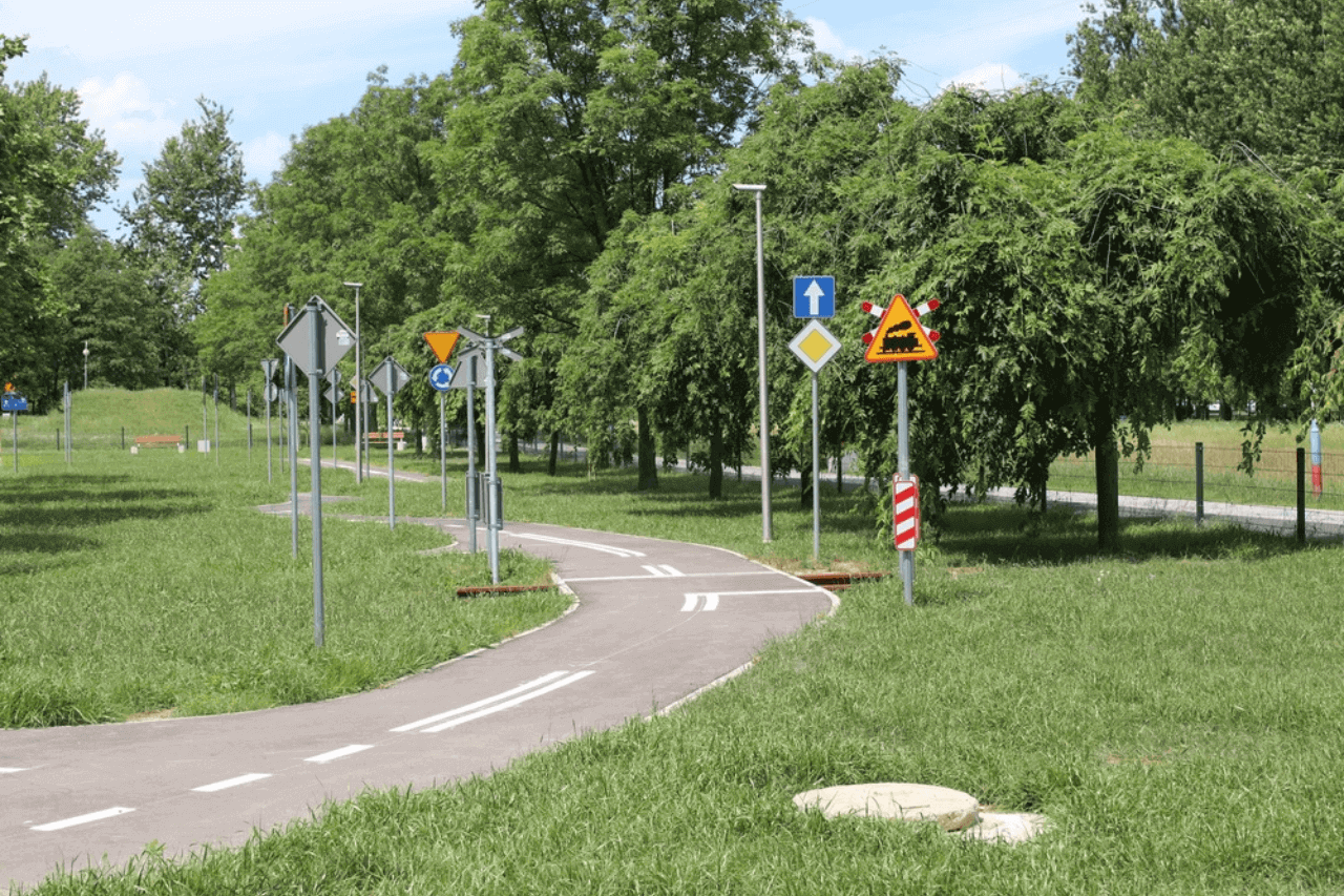 Pumptrack i miasteczko rowerowe w Piekarach Śląskich