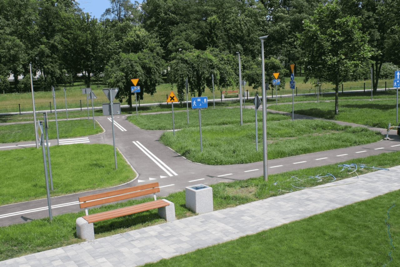 Pumptrack i miasteczko rowerowe w Piekarach Śląskich