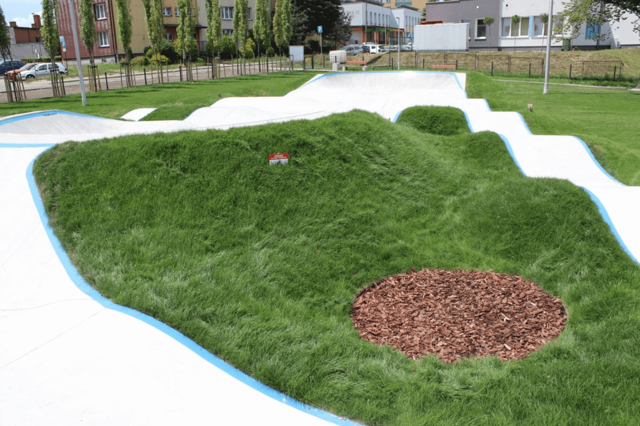 Pumptrack i miasteczko rowerowe w Piekarach Śląskich