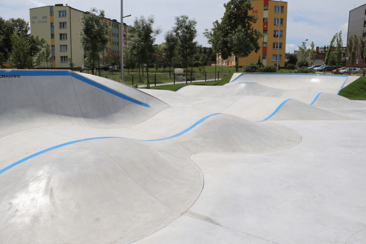 Pumptrack i miasteczko rowerowe w Piekarach Śląskich