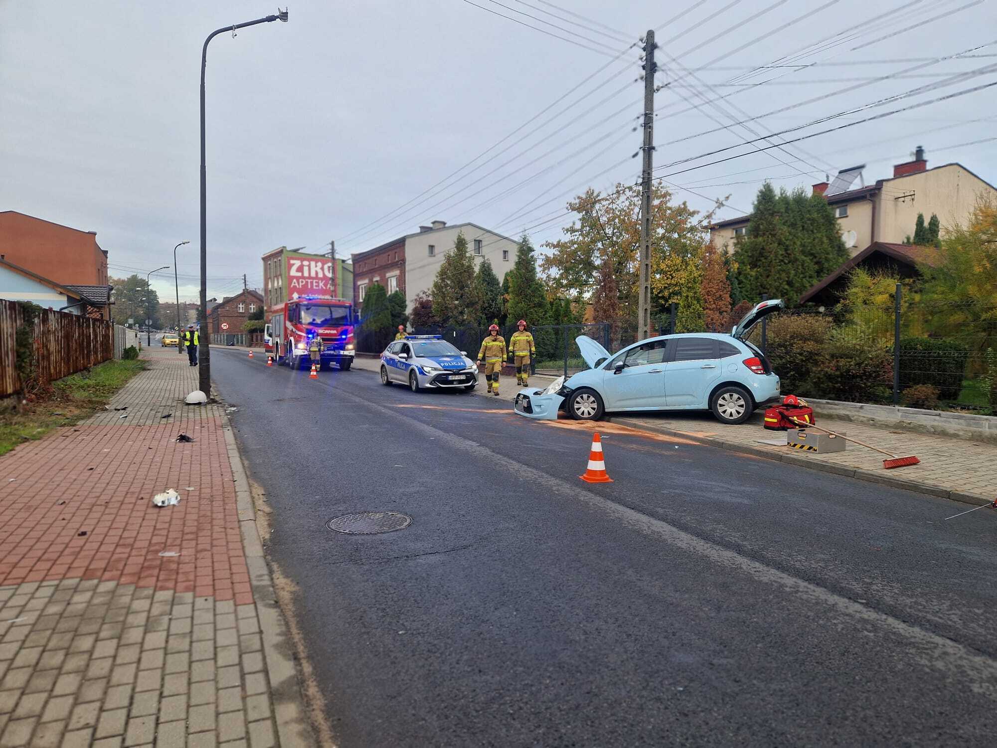 Wypadek nankera piekary slaskie 15 pazdziernika 2024 1